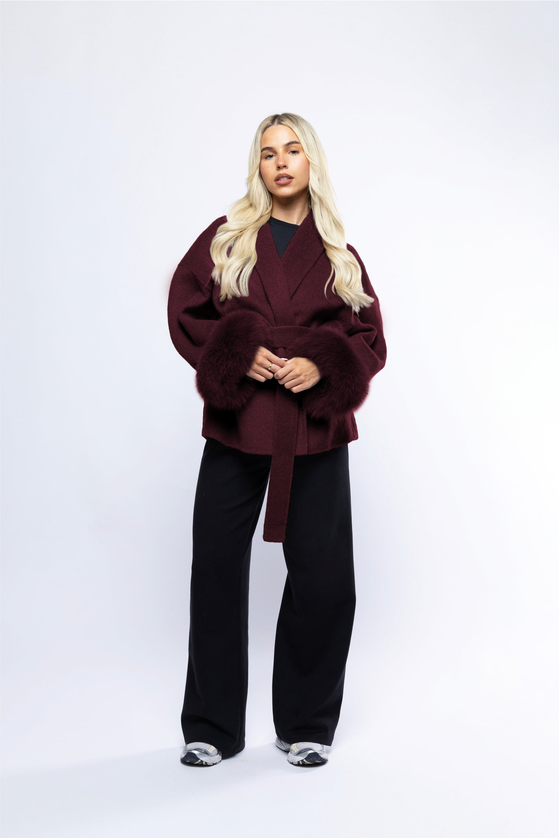 Blazer Aveludado com laço - Purpura